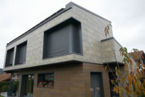 Chalet con fachada ventilada en Zaldibar